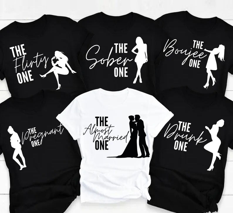 Custom Bachelorette Party Shirt – Bride & Bridesmaid T-Shirt, Bridal Party Matching Shirts, Team Bride Tee, Wedding Party Outfit