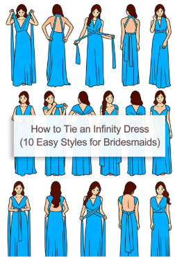 Convertible Infinity Maxi Dress with Pockets | 30+ Ways to Wear Multiway Bridesmaid & Formal Wrap Gown