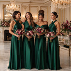 Infinity Bridesmaid Dress with Pockets – Convertible Multiway Maxi Dress