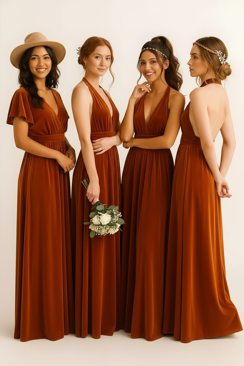 Convertible Infinity Maxi Dress With Pockets Regular Plus size Wedding Bridal Party Bridemaids Gowndark green 