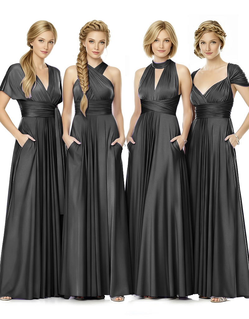 Convertible Bridal Party Beauty Multiway Infinity Dress Regular Plus size Wedding Bridal Party Bridemaids Gown