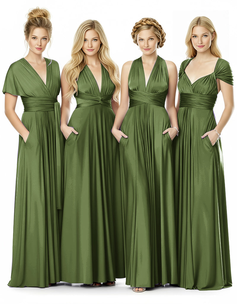 Bridal Party Beauty Multiway Infinity Dress With Pocketsolive 