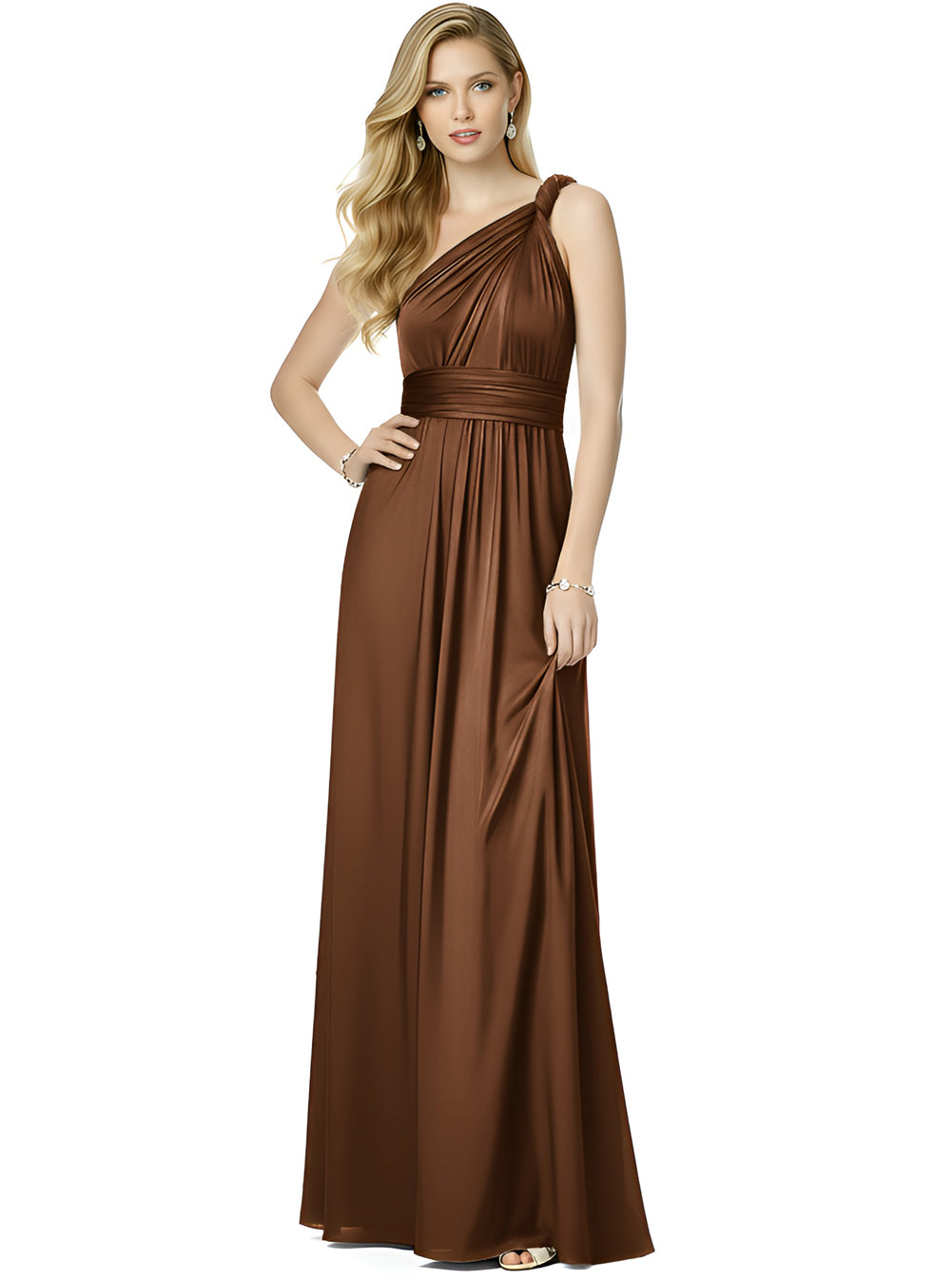 Bridal Party Convertible Wrap Maxi Dress Infinity Multiway Dress With Pockets