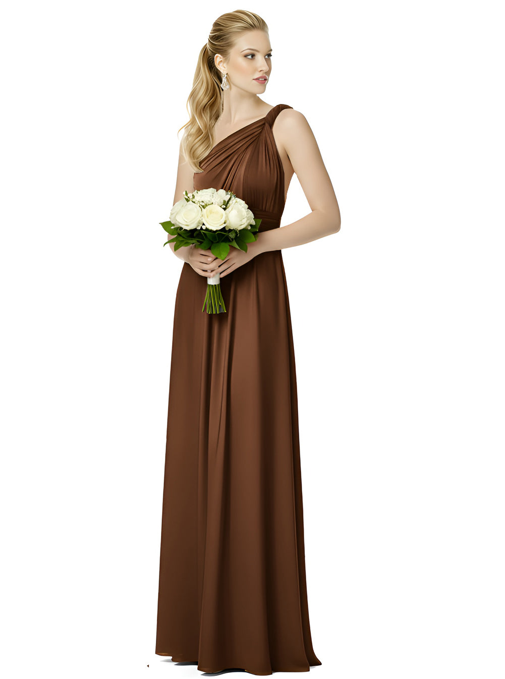 Bridal Party Convertible Wrap Maxi Dress Infinity Multiway Dress With Pockets