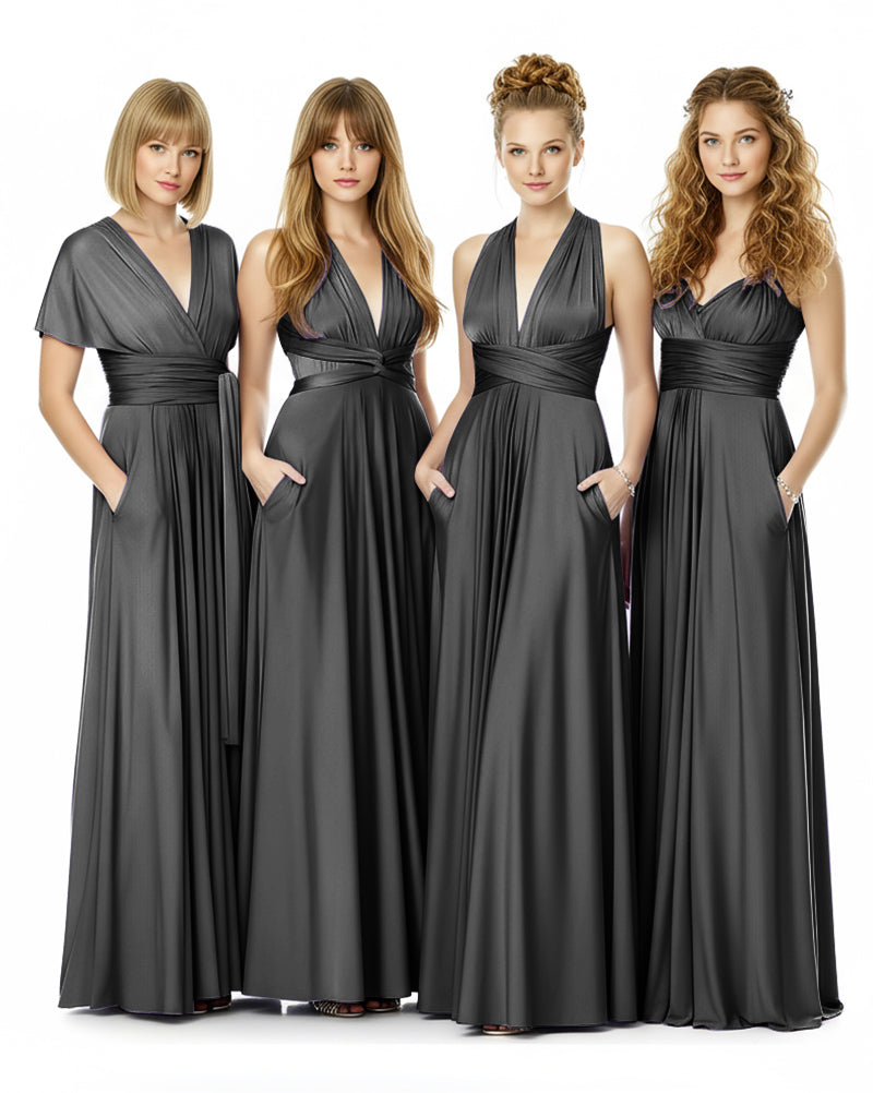 Convertible Infinity Dress Endless With Pockets Styling Possibilitiesblack 