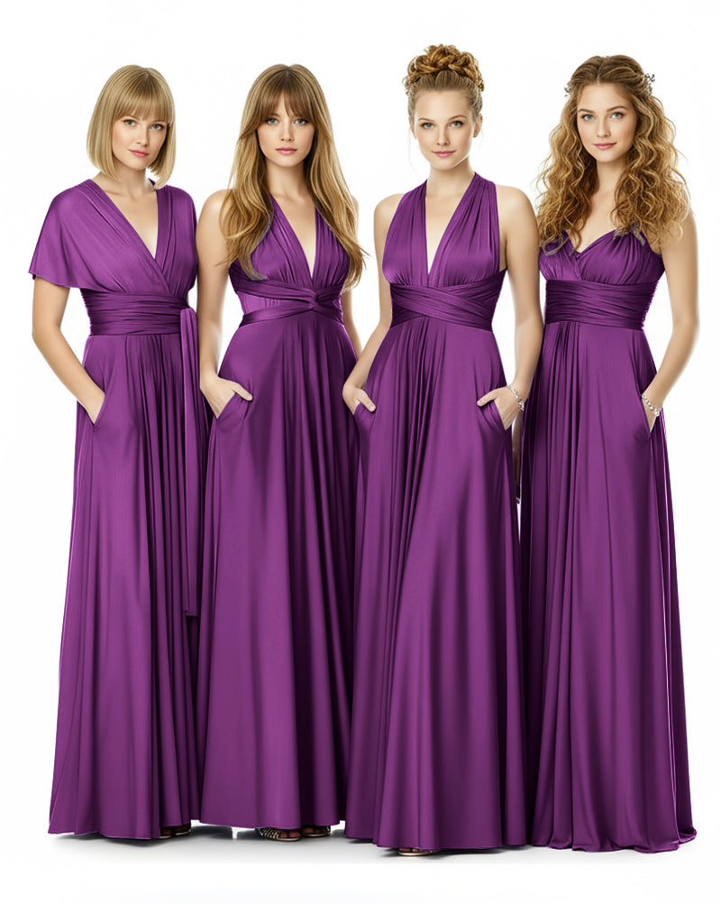 Convertible Infinity Dress Endless With Pockets Styling Possibilitiesgrape 