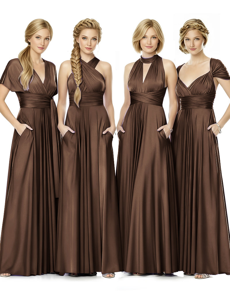 Convertible Bridal Party Beauty Multiway Infinity Dress Regular Plus size Wedding Bridal Party Bridemaids Gown