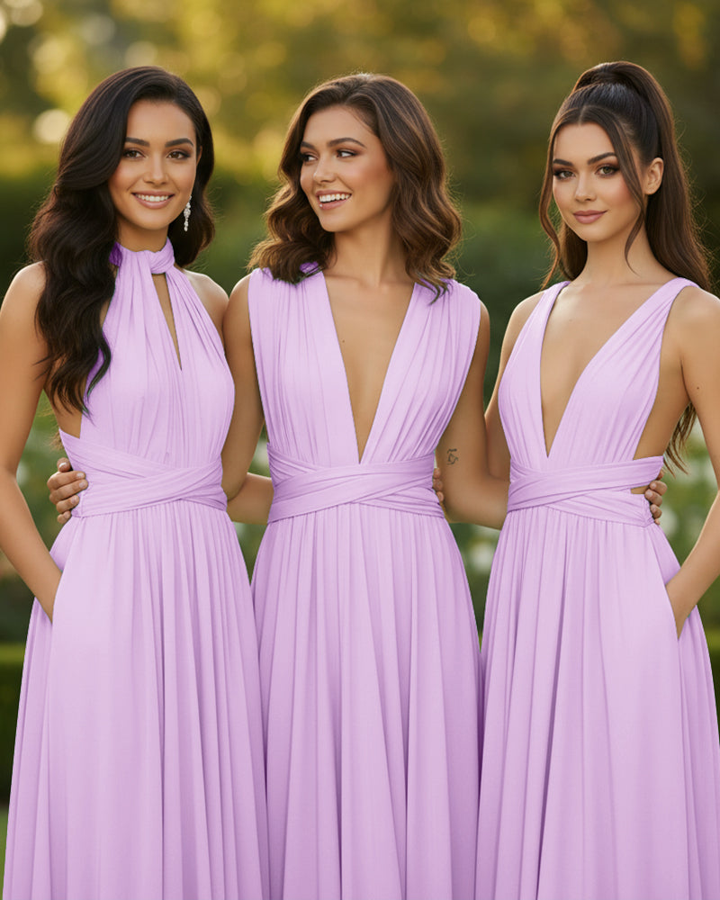 Convertible Multi-Way Infinity Dress for Special Celebrationslilac 
