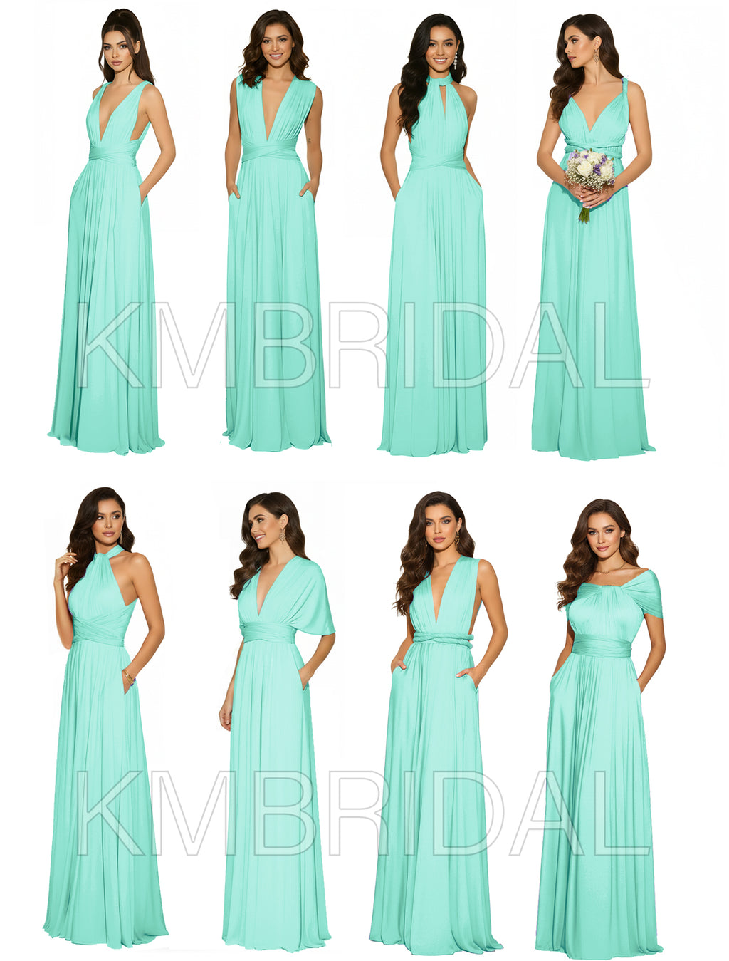 Infinity Maxi Convertible Dress Regular Plus size Wedding Bridal Party Bridemaids Gown