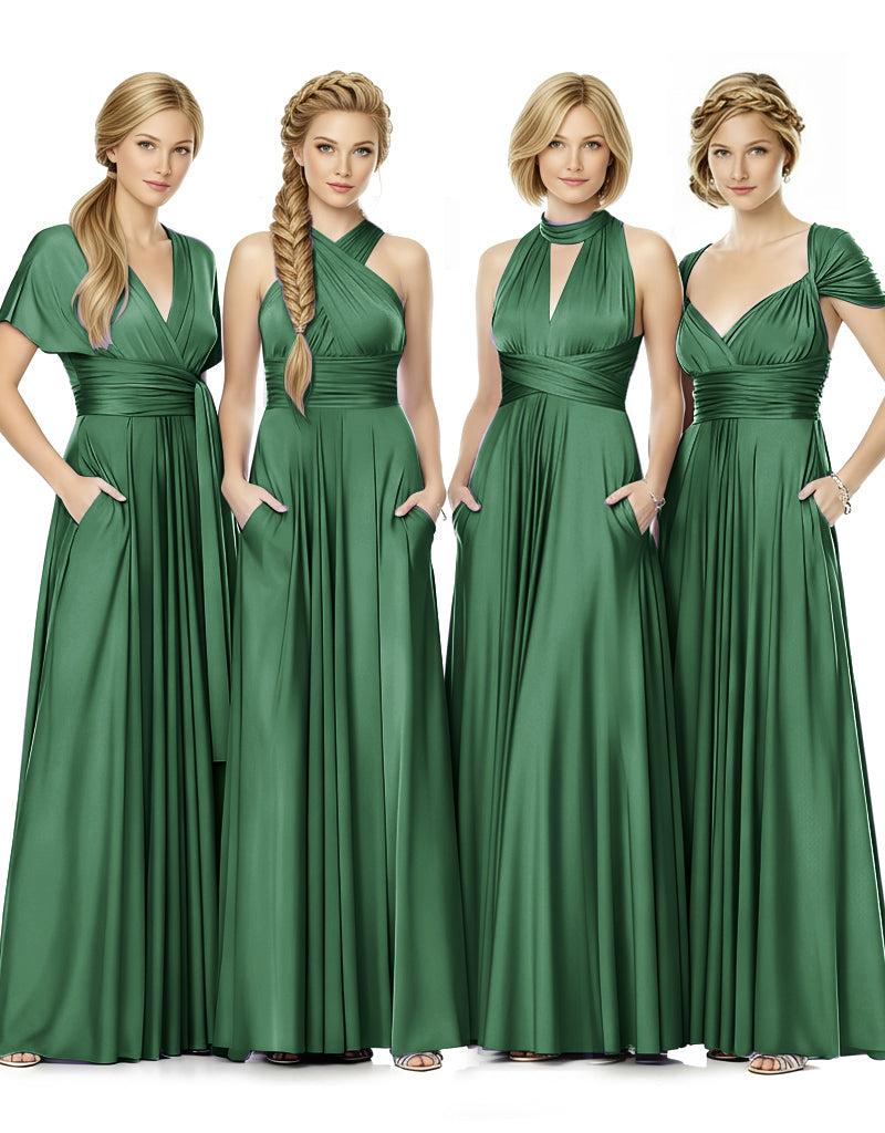 Convertible Bridal Party Beauty Multiway Infinity Dress Regular Plus size Wedding Bridal Party Bridemaids Gown