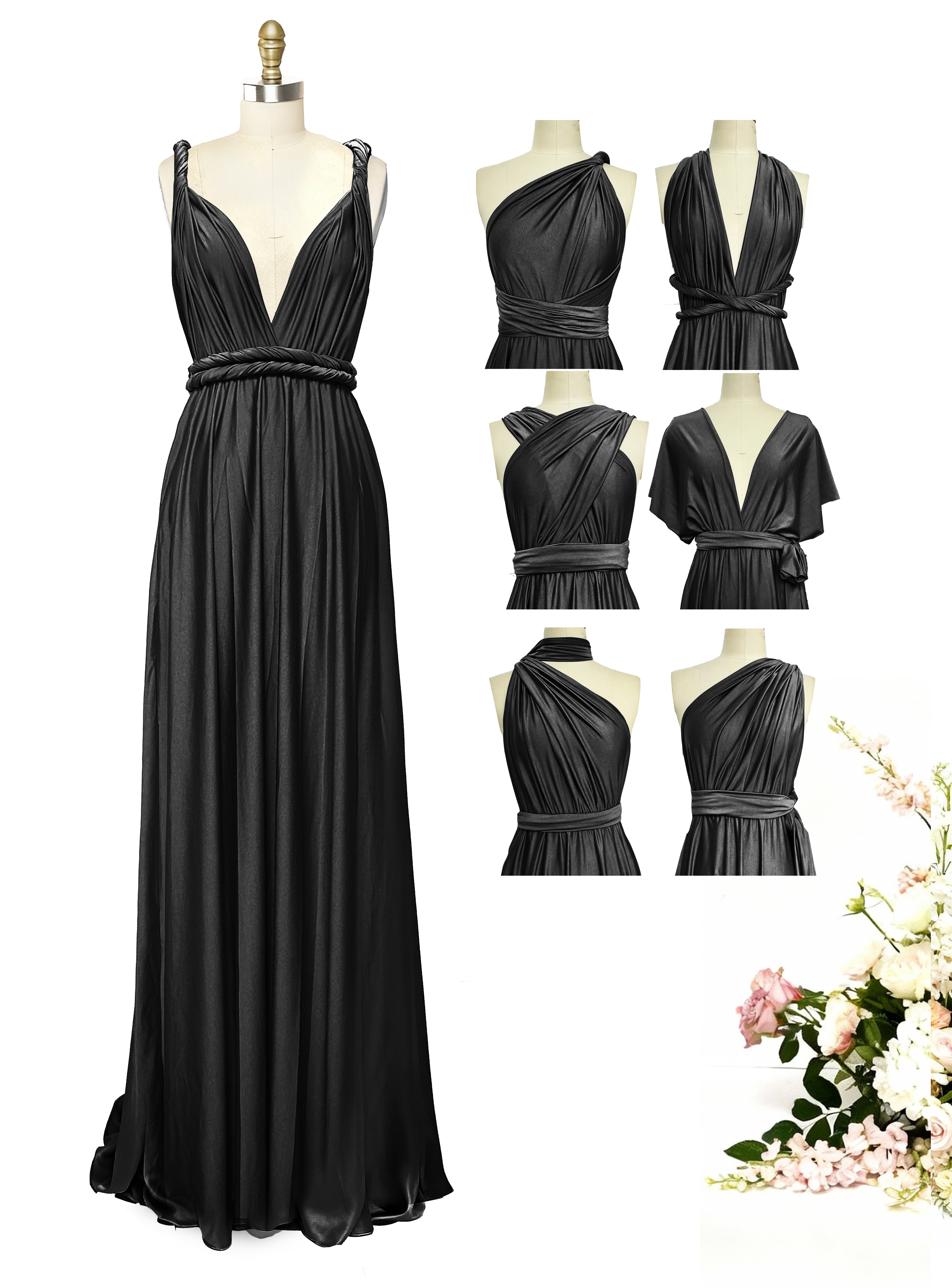 Convertible Infinity Dress Endless With Pockets Styling Possibilities