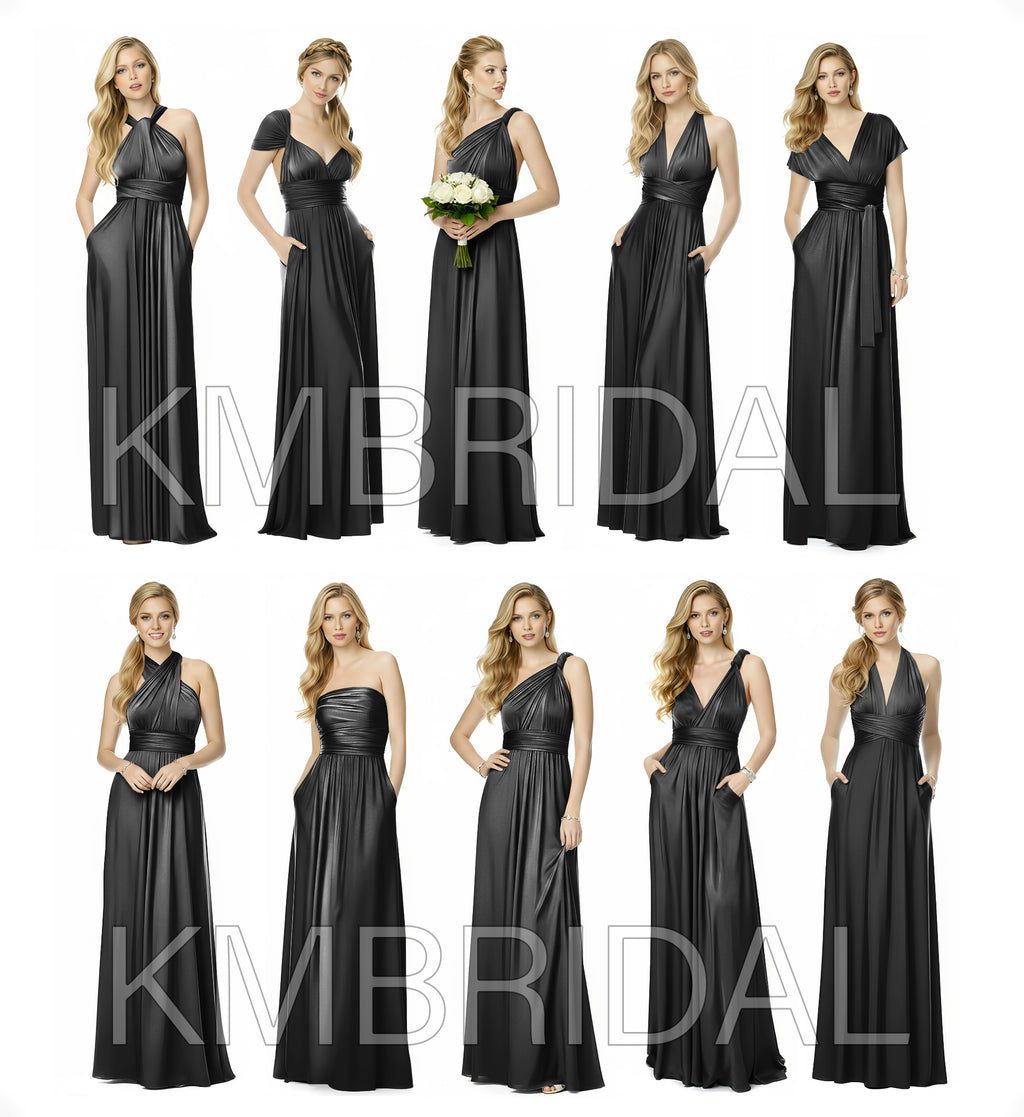 Convertible Infinity Dress Endless With Pockets Styling Possibilities