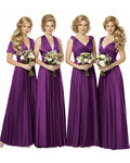 Multiway Wrap Maxi Infinity Dress With Pockets Regular Plus size Wedding Bridal Party Bridemaids Gowngrape 