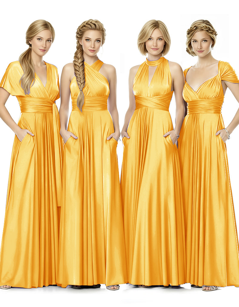 Convertible Bridal Party Beauty Multiway Infinity Dress Regular Plus size Wedding Bridal Party Bridemaids Gown