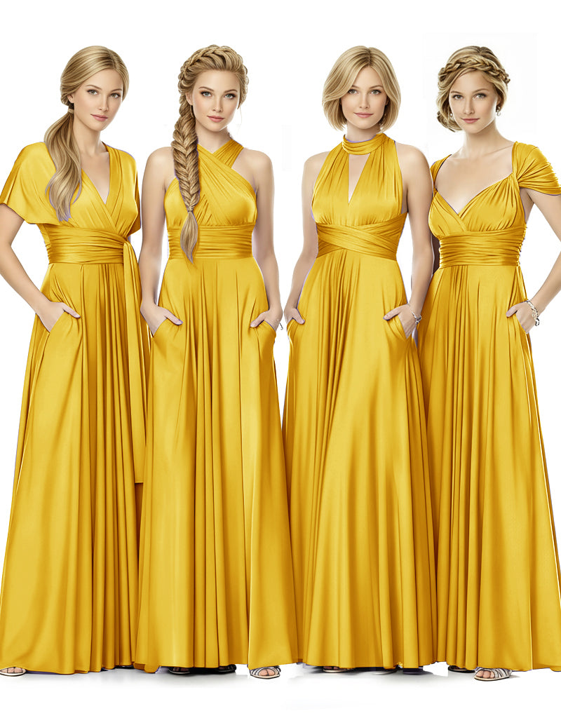 Convertible Bridal Party Beauty Multiway Infinity Dress Regular Plus size Wedding Bridal Party Bridemaids Gown