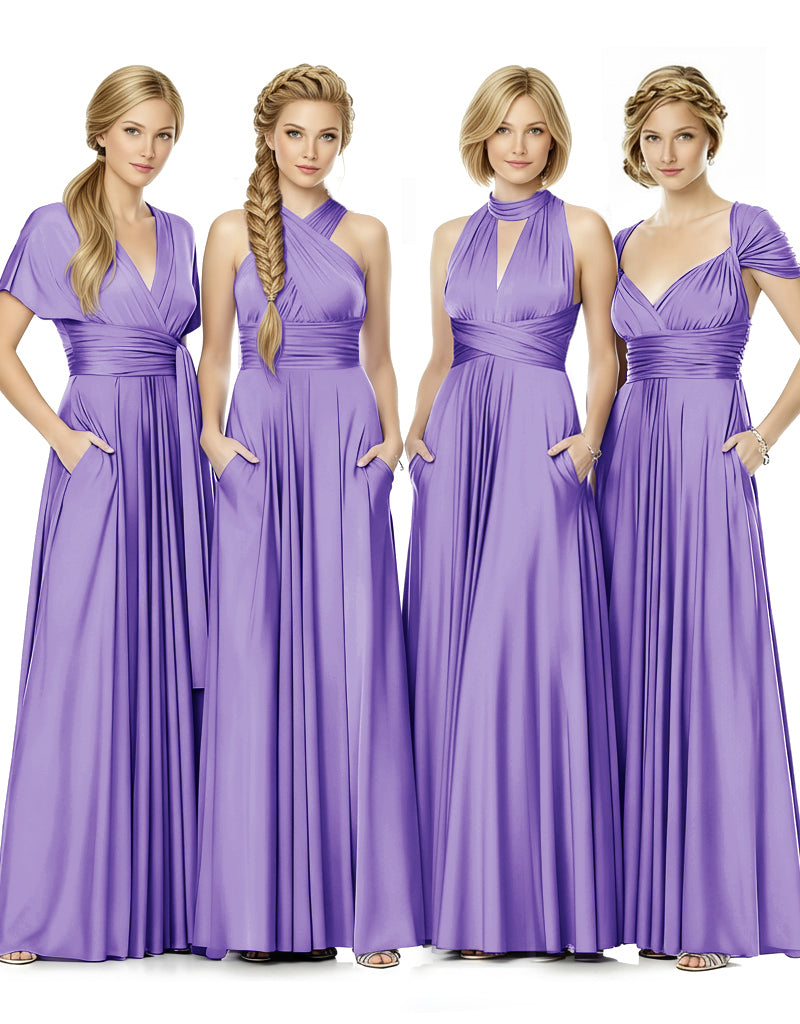 Convertible Bridal Party Beauty Multiway Infinity Dress Regular Plus size Wedding Bridal Party Bridemaids Gown