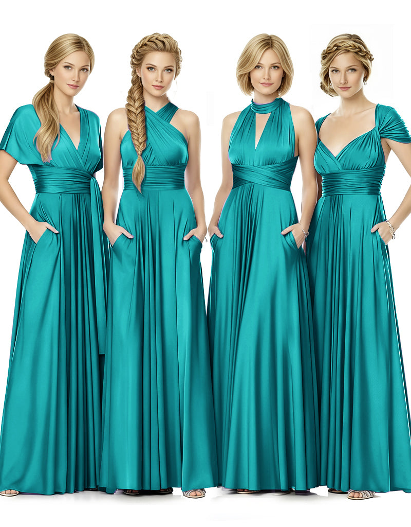Convertible Bridal Party Beauty Multiway Infinity Dress Regular Plus size Wedding Bridal Party Bridemaids Gown