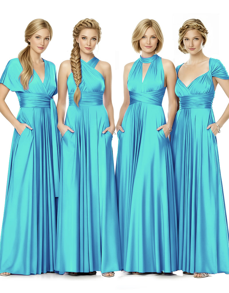 Convertible Bridal Party Beauty Multiway Infinity Dress Regular Plus size Wedding Bridal Party Bridemaids Gown
