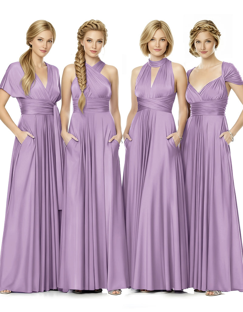 Convertible Bridal Party Beauty Multiway Infinity Dress Regular Plus size Wedding Bridal Party Bridemaids Gown